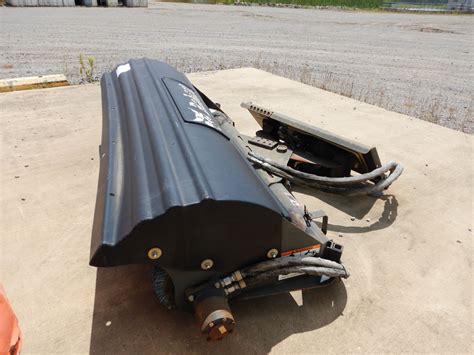 bobcat skid steer broom attachment|bobcat sweeper attachment price.